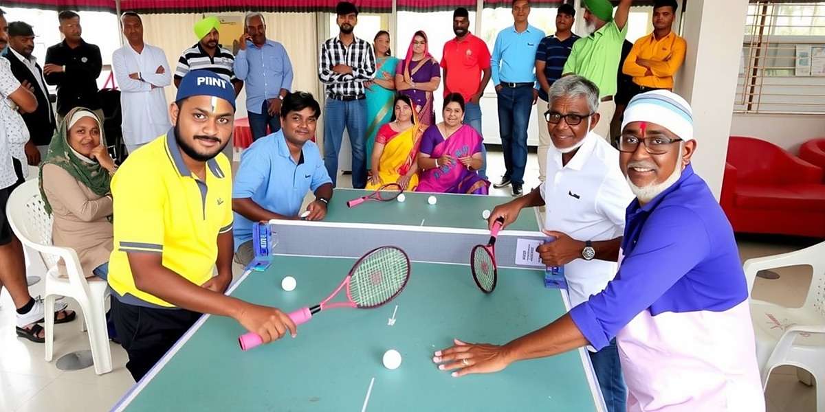 Mapusa Maestros players at local tournament in Punjab with excited spectators